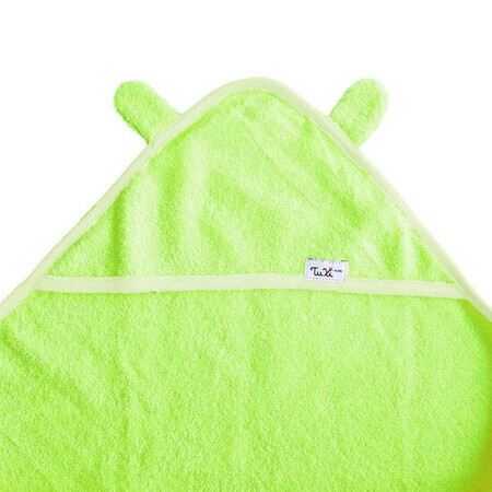 Hooded towel with baby ears, 100x100 cm, Green, Tuxi Brands