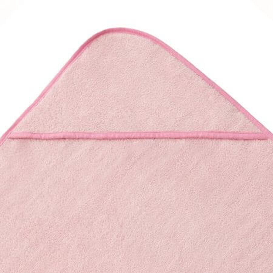 Asciugamano con cappuccio, rosa, 80 x 90 cm