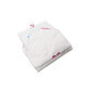 Asciugamano in cotone con cappuccio, bianco, 0-2 anni, 80x90 cm, Baltic Bebe