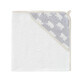 Asciugamano in cotone biologico con cappuccio, 75x75cm, Orso Polare, Fresk