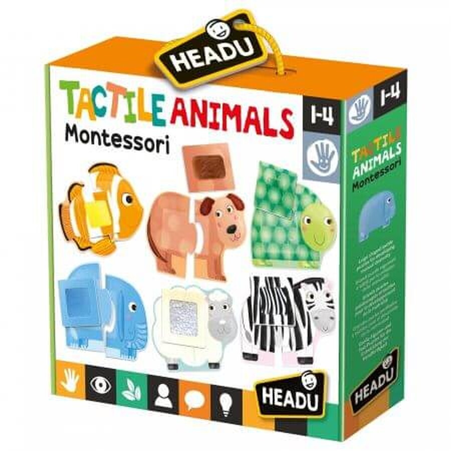 Puzzle cu animale senzoriale, Headu