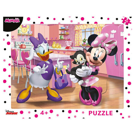 Puzzle cadre Minnie, 40 pièces, Dino Toys
