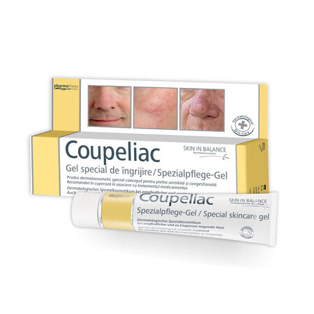 Gel pentru pielea sensibilă și congestionantă Coupeliac, 20 ml, Pharmatheiss Cosmetics