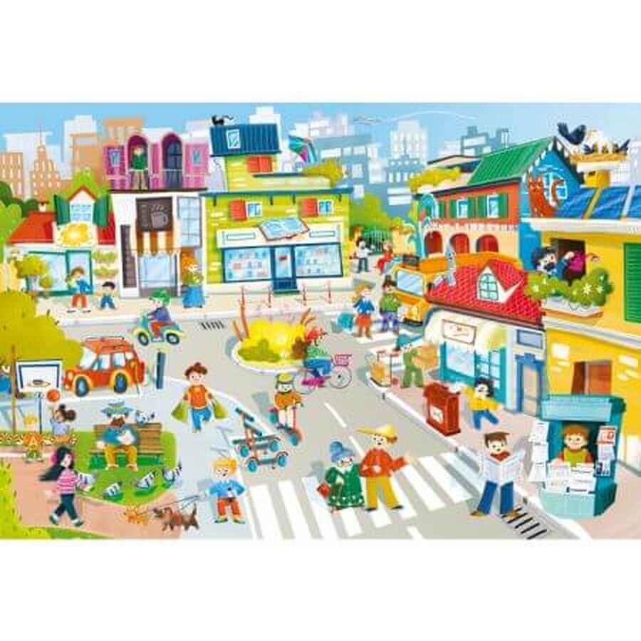 Puzzle géant Green City, 3 ans et plus, Ludattica
