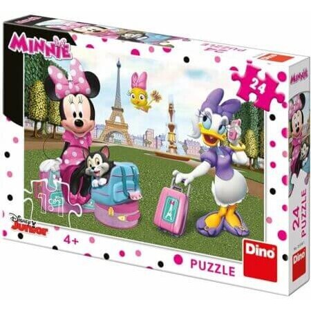 Puzzle Minnie et Daisy, 4-6 ans, 24 pièces, Dino Toys