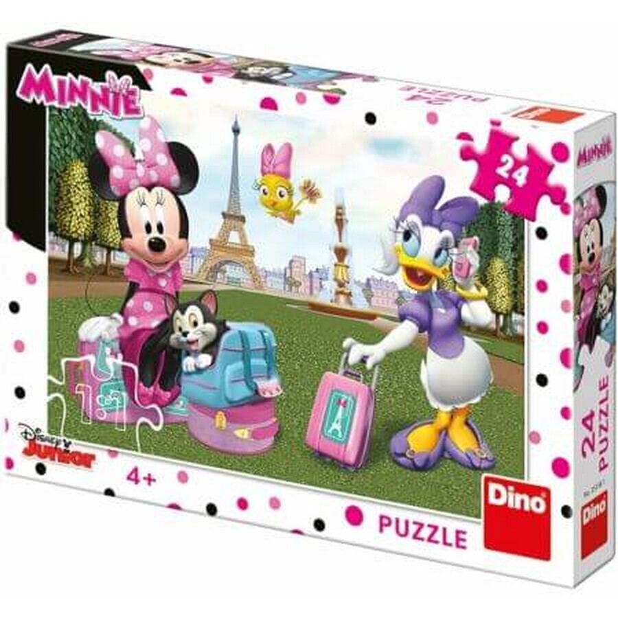 Puzzle Minnie et Daisy, 4-6 ans, 24 pièces, Dino Toys