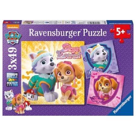 Puppy patrol puzzle, 3x49 pièces, +5 ans, Ravensburger
