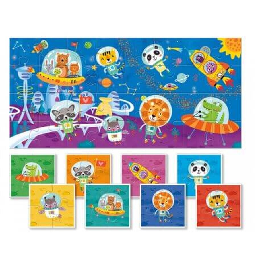 Spazio puzzle per bambini, +2 anni, Ludattica