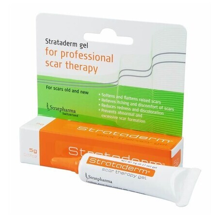 Gel pour le traitement des cicatrices anormales Strataderm, 5 g, Synerga Pharmaceuticals