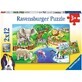 Puzzle Zoo, +3 ans, 2x12 pi&#232;ces, Ravensburger