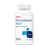Acide pantothénique 500 mg (100413), 100 gélules, GNC