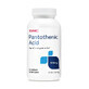 Acide pantoth&#233;nique 500 mg (100413), 100 g&#233;lules, GNC