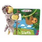 Stuffed animal and English booklet My sleepy sloth, 3 years+, Buddy &amp; Barney