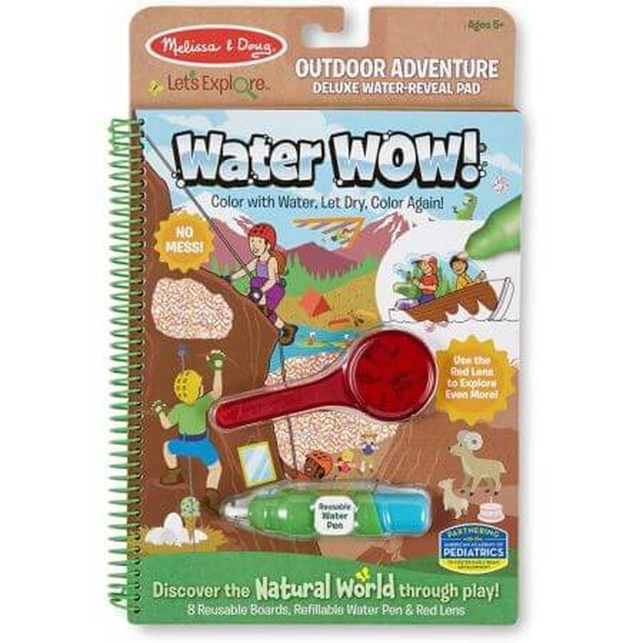 Malbuch Magic Water - Abenteuer in der Natur, +5 Jahre, Melissa&Doug