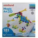 Jeu de construction, Mosaic Art 3D, +3 ans, Miniland