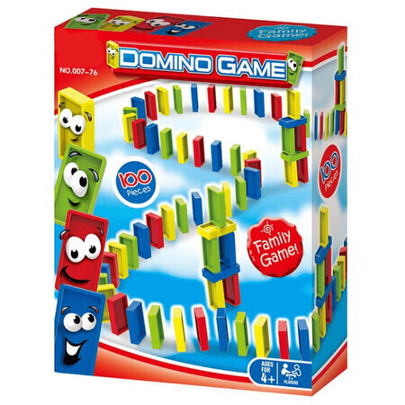 Jeu de dominos, +4 ans, 100 pièces, Bufnitel