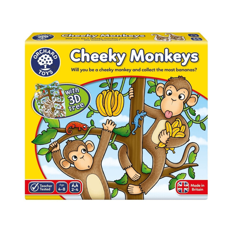 Jeu éducatif Cheeky Monkeys, +4 ans, Orchard