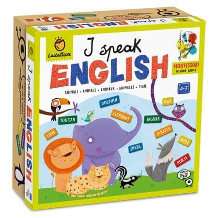 Jeu Montessori, Let's talk in English, + 4 ans, Ludattica