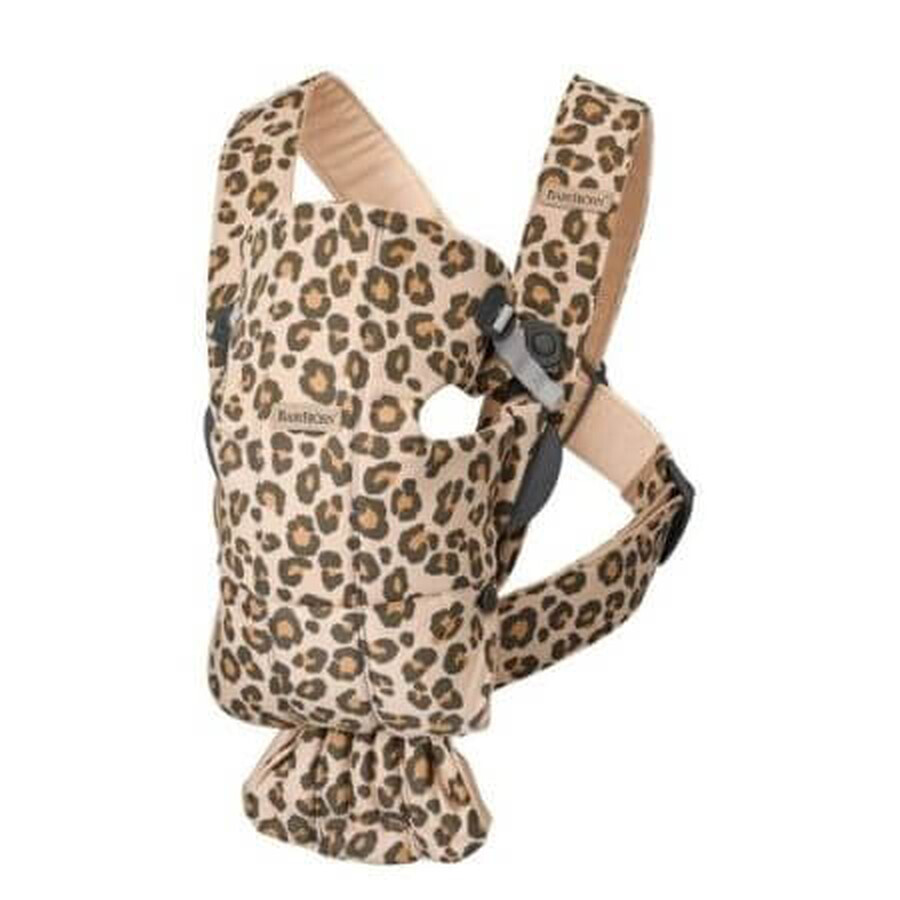 Porte-bébé Anatomic Multi-Position Mini Beige/Leopard Cotton - Limited Edition, BabyBjorn