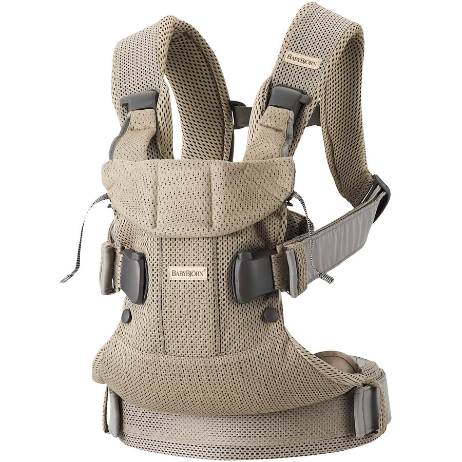 Porte-bébé One Air 3D Mesh, 0-3 ans, Gris Beige, BabyBjorn