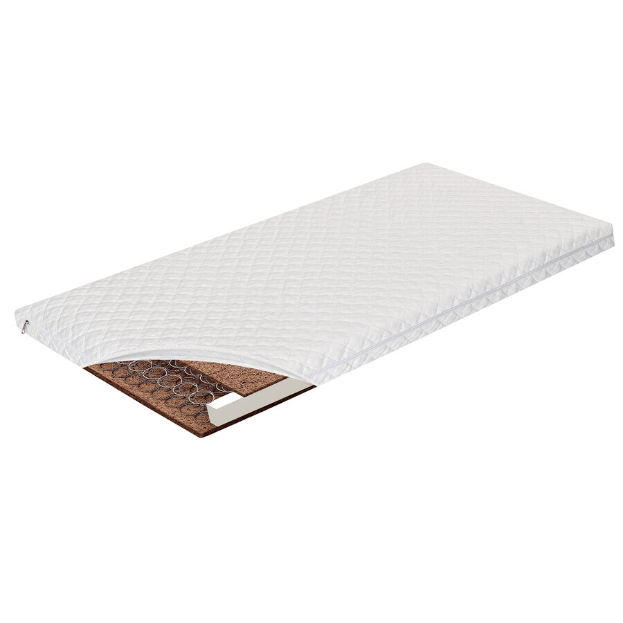 Matelas baby Bonnell foam et Coconut Orfeus, 60x120x14, Greco Strom