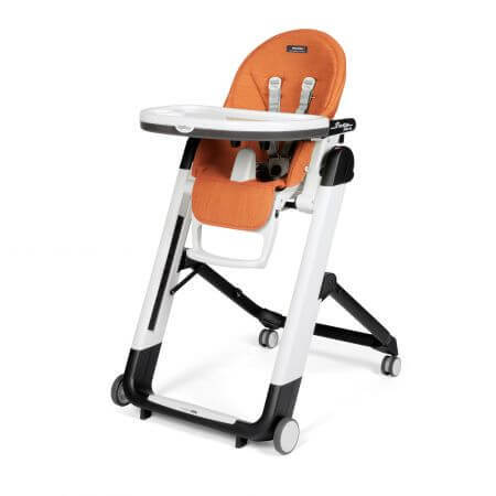 2 in 1 Siesta Follow Me dining chair, Wonder Orange, Peg Perego