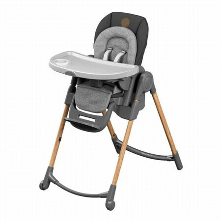 Chaise haute pour bébé Minla, Essential Graphite, Maxi Cosi