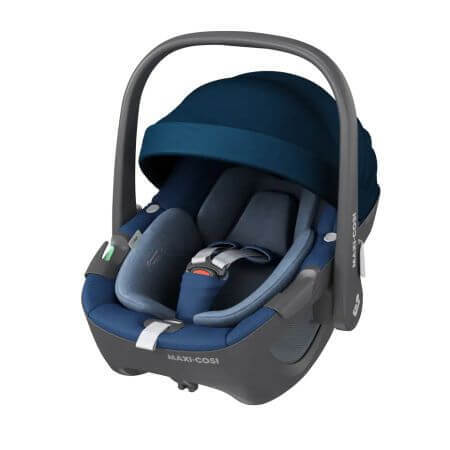 I-Size Pebble 360, Essential Blue, siège auto pour enfant Maxi Cosi