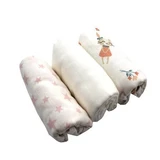 Muslin diaper, 80x80 cm, Various patterns, 3 pcs, Baltic Bebe