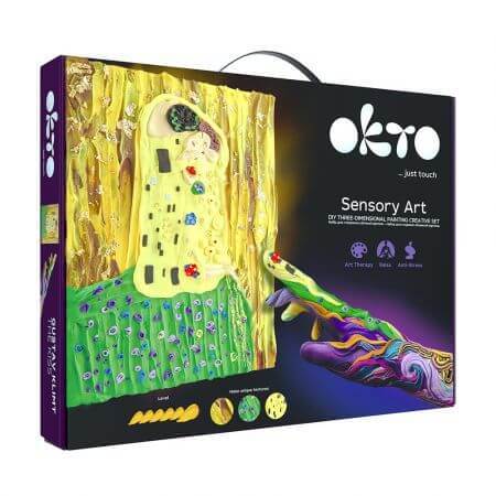 Set créatif Sensory Art Kiss, 30 x 40 cm, Okto