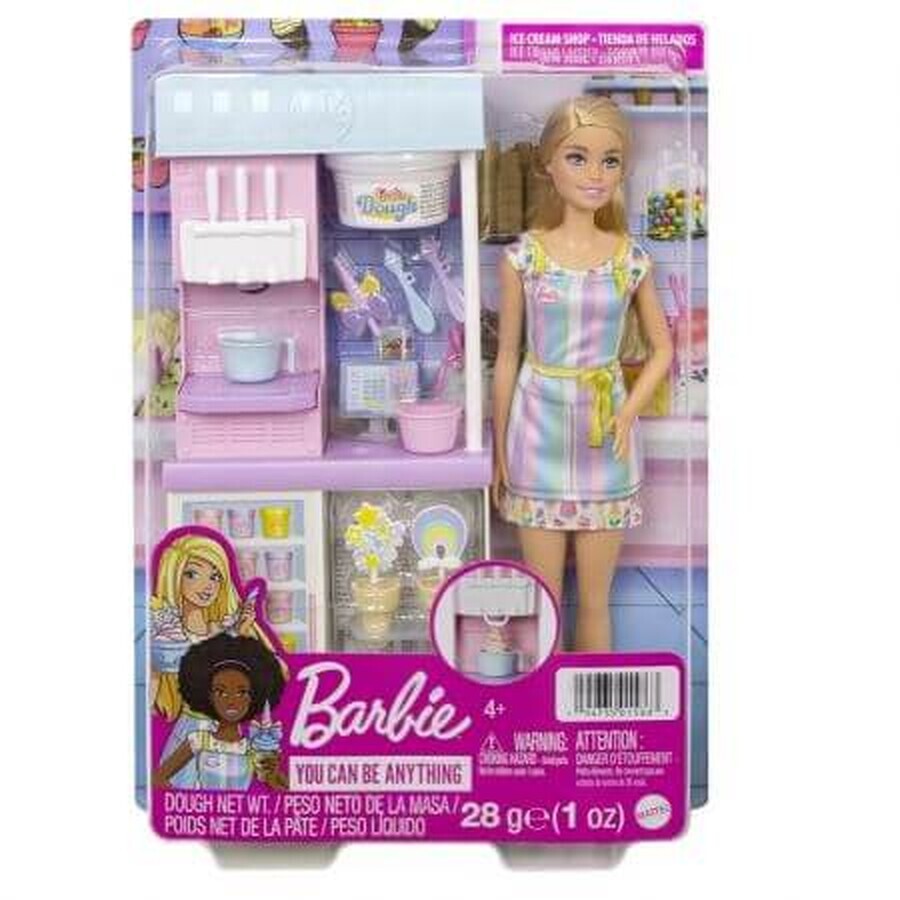 Set de jeu pour le magasin de glaces, Barbie