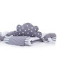 Parure de lit avec baldaquin, 8 pi&#232;ces, gris-blanc, 120&#215;60 cm, MyKids