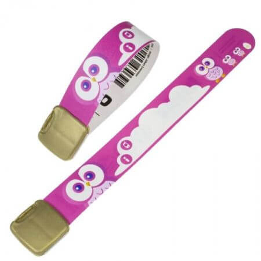 ID bracelet for children, Owl, Infoband