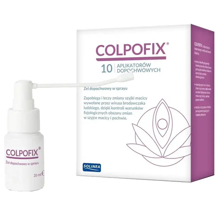 Colpofix vaginal gel spray, 10 applicateurs x 20 ml, Laborest Italia