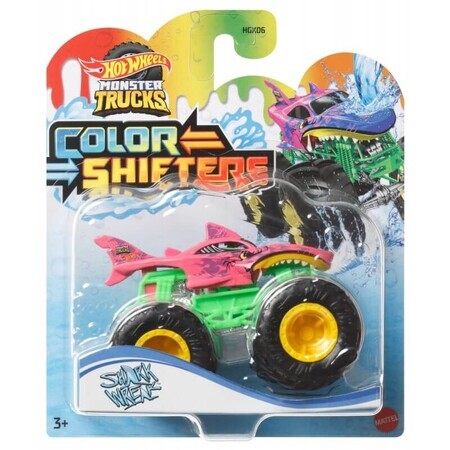 Camion Shark Wreak aux couleurs changeantes, Hot Wheels