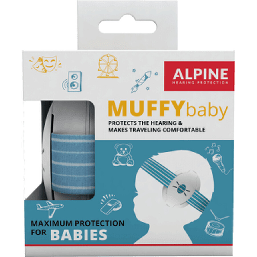 Ohrenschützer für Babys, 3-36 Monate, Blau, Alpine