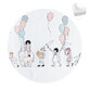 Lenzuolo con elastico, 140x70x15 cm, Flying Balloon, Tuxi Brands