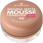 Natural Matte Mousse Foundation, 03, 16 g, Essence