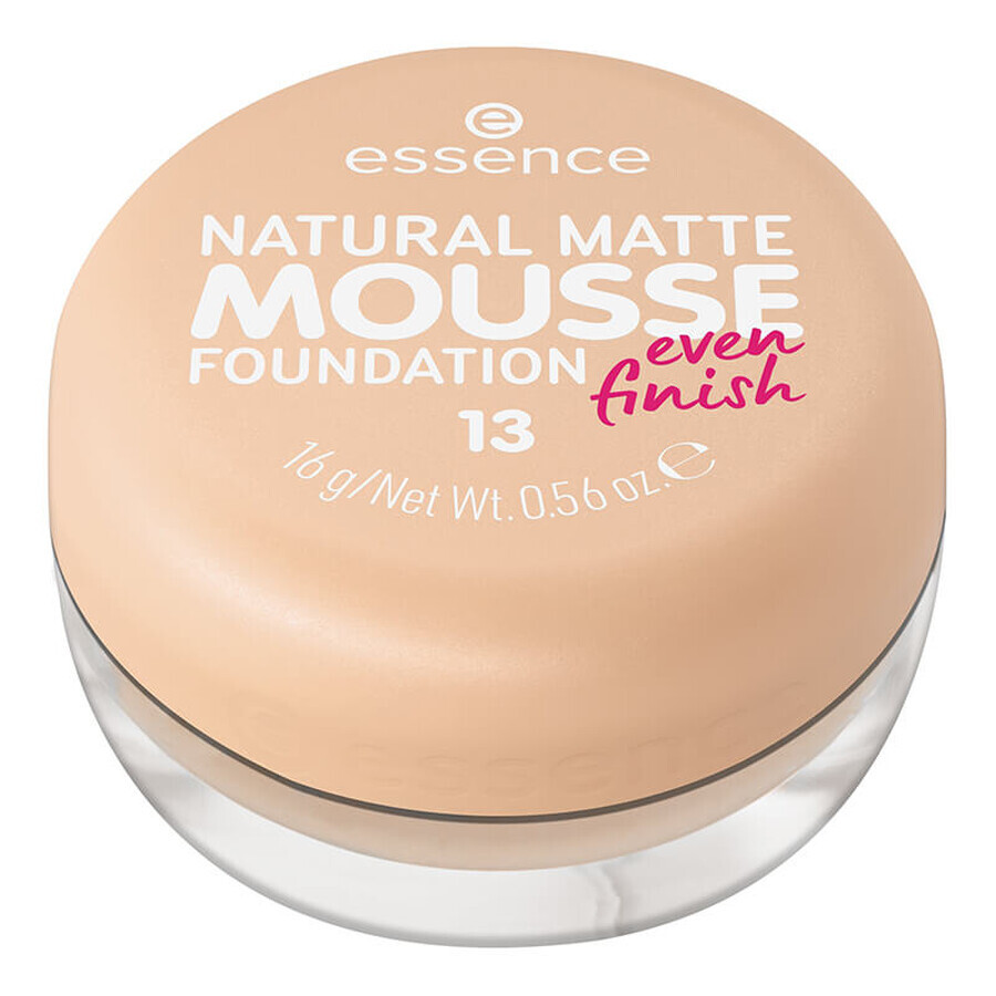 Fond de ten mat Natural Matte Mousse Foundation, 13, 16 g, Essence