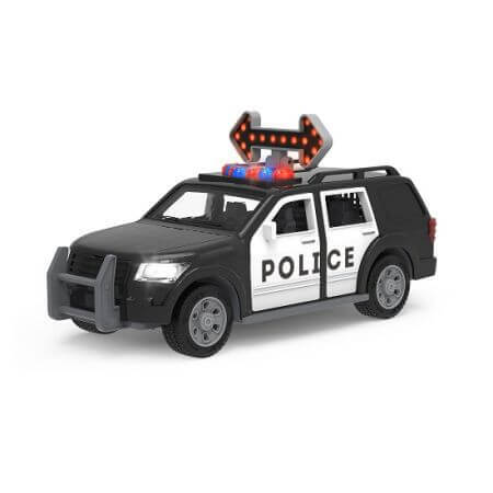 Micro Drive Suv Police Car, WN1127Z, Beaten