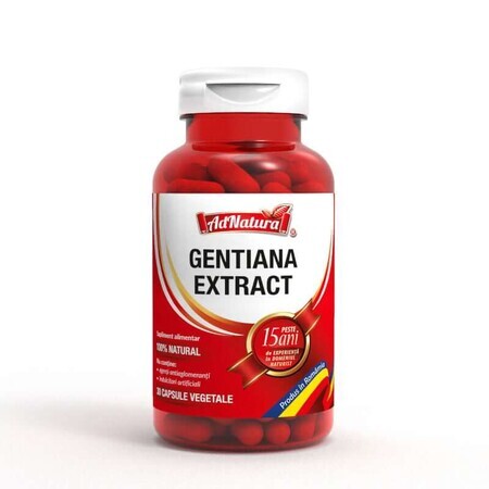 Extrait de Gentiane, 30 gélules, AdNatura