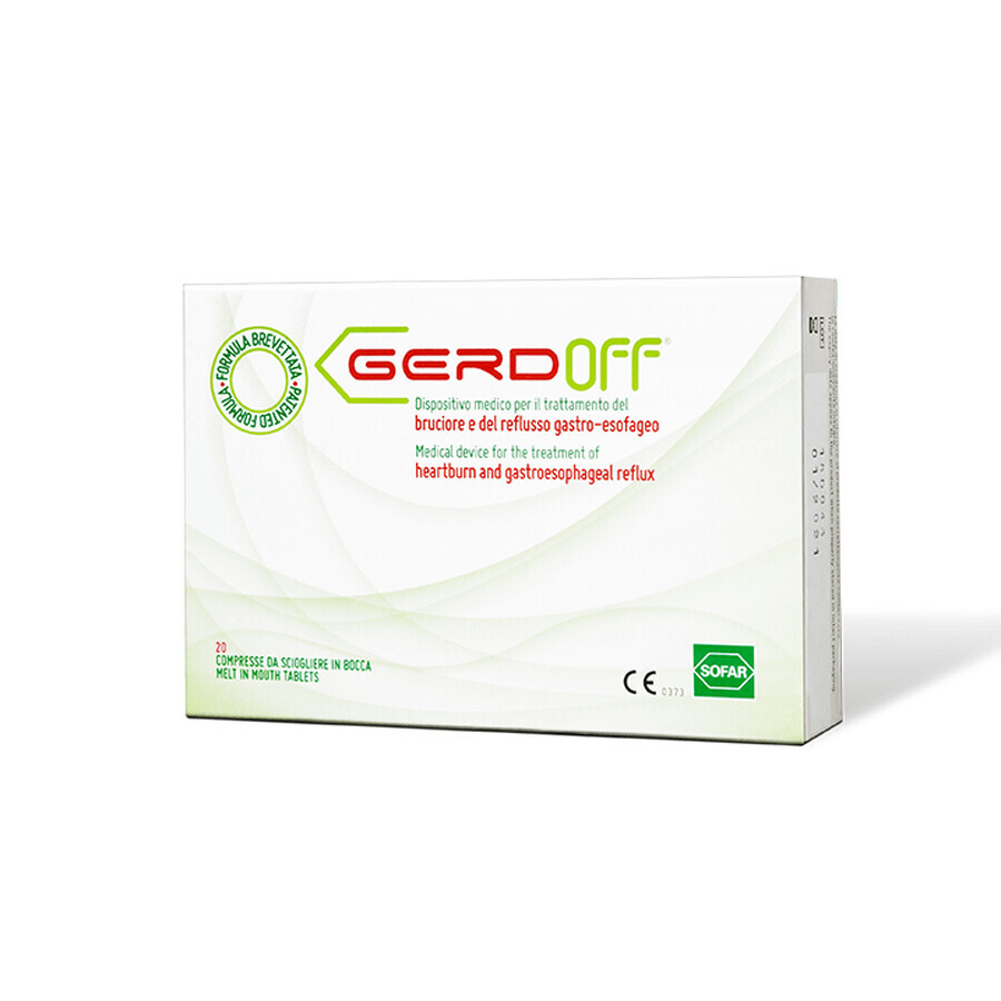 Gerdoff, 20 comprimés, Sofar