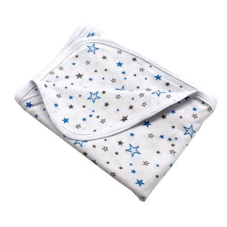 Couverture en coton, 95x75 cm, étoiles, Baltic Baby