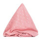 Couverture en coton tricot&#233;, 100x80 cm, Pink Flower, Fillikid