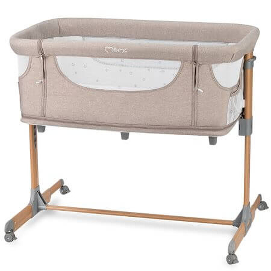 Patut Beischläfer 4 in 1 Smart Bed, Beige, MoMi