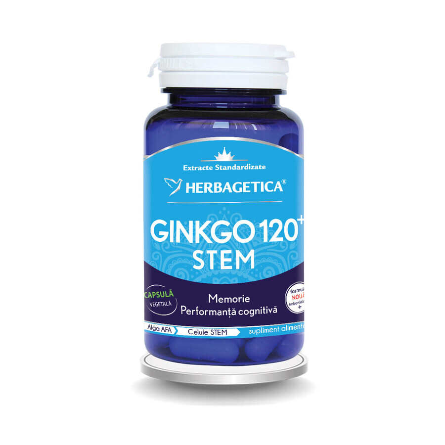 Ginkgo 120 Stem, 30 gélules, Herbagetica