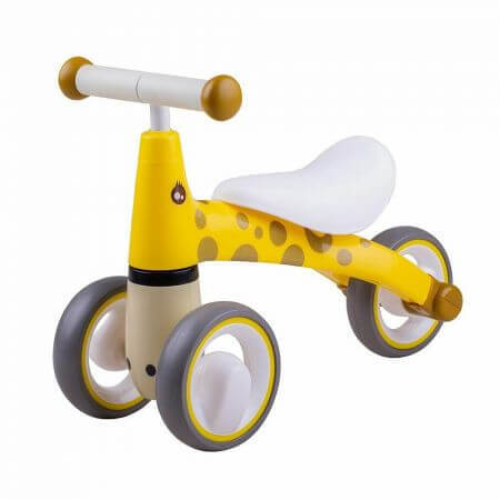 Triciclo senza pedali Giraffa, 1-2 anni, Didicar