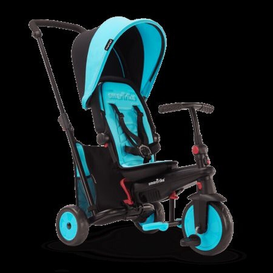STR3, Bleu, Smart Trike, tricycle pliant 6 en 1 pour enfants