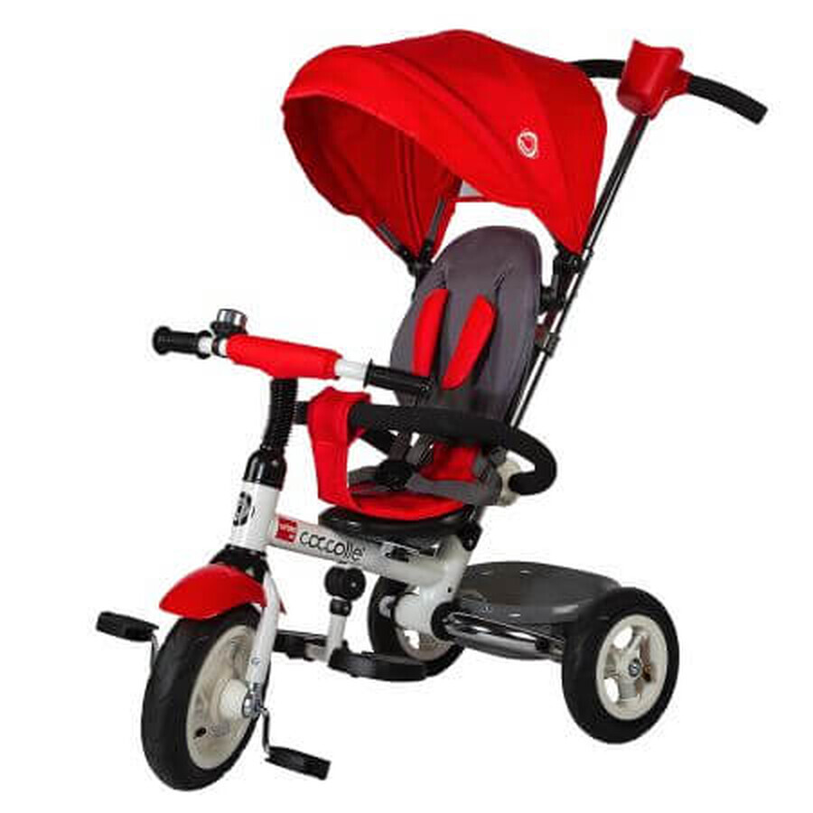 Triciclo multifunzione pieghevole Urbio Air per bambini, rosso, Coccolle