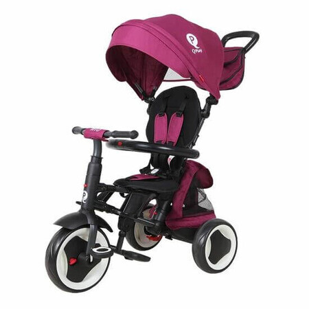 Tricycle pliant pour enfants Rito Plus, violet, Qplay
